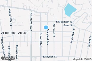 Map image of the property - 1301 N Maryland Ave