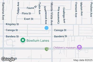 Map image of the property - 4859 Canoga St