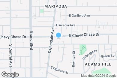 Map image of the property - 404 E Chevy Chase Dr