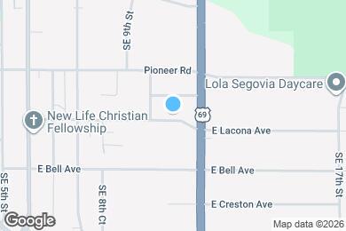 Map image of the property - 1110 E Lacona Ave