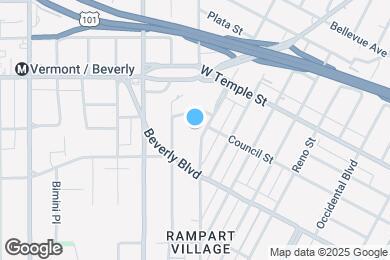 Map image of the property - 151 N Hoover St