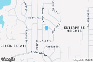 Map image of the property - 808 Coleman Ave
