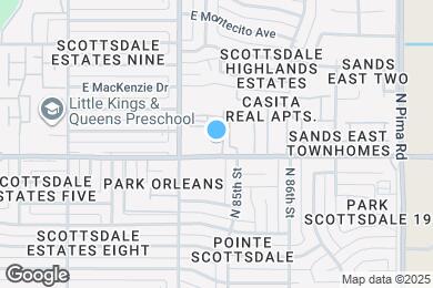 Map image of the property - Luxe Scottsdale