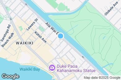 Map image of the property - 2345 Ala Wai Blvd