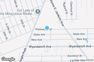 Map image of the property - 42 Parkway Blvd