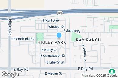 Map image of the property - 1403 S Moccasin Trail