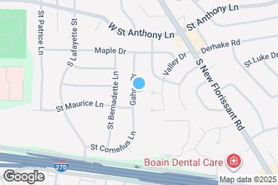 Map image of the property - 1210 Gahan Dr