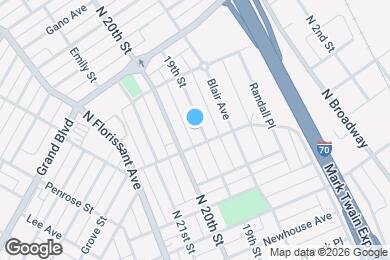 Map image of the property - 4315 N 19th St