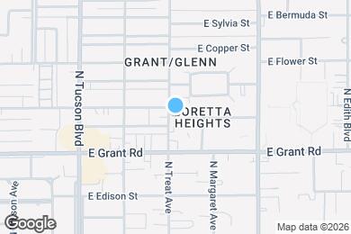 Map image of the property - 2460 N Treat Ave