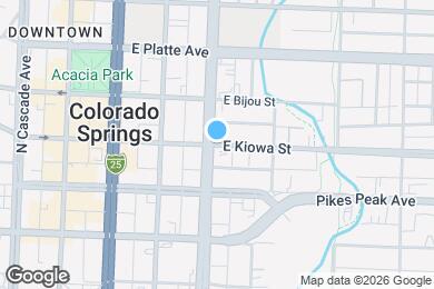Map image of the property - 404 E Kiowa St