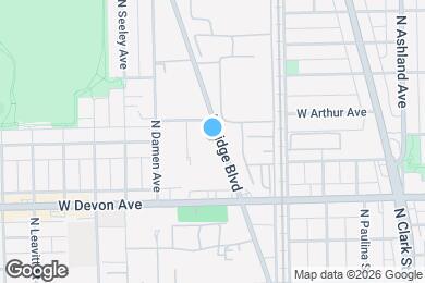 Map image of the property - 6460 N Ridge Blvd