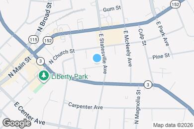Map image of the property - 239 E Statesville Ave