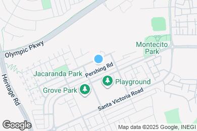 Map image of the property - 1403 Pershing Rd