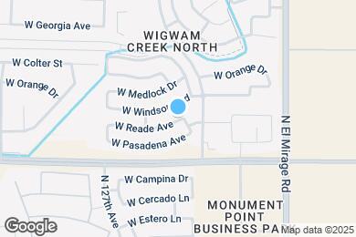 Map image of the property - 12514 W Reade Ave