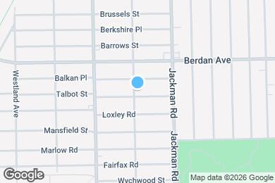 Map image of the property - 1758 Talbot St