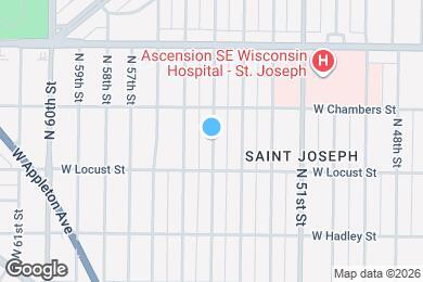 Map image of the property - 2947 N 54th St