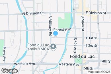 Map image of the property - 101 W 1st St