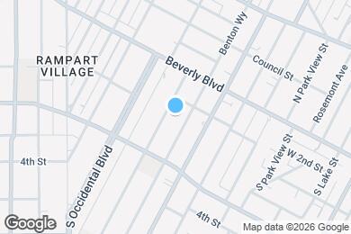 Map image of the property - 220 S La Fayette Park Pl