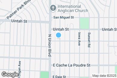 Map image of the property - 1824 E San Rafael St