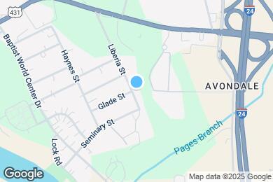 Map image of the property - 1815 Liberia St