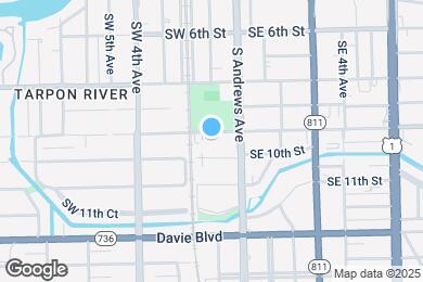 Map image of the property - 100 SW 9th St Ft. Lauderdale, FL 33315