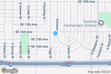 Map image of the property - 1404 Dunaway St
