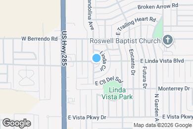 Map image of the property - 300 E Linda Vista Blvd