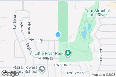 Map image of the property - 805 SW 8th St