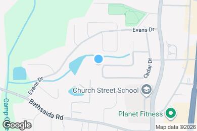 Map image of the property - 6957 Cedar Hill Ct