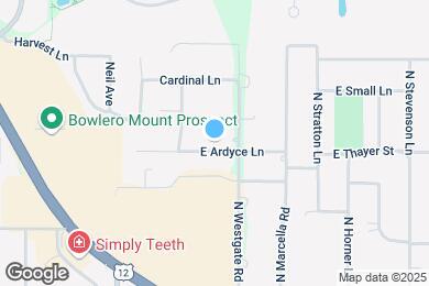 Map image of the property - 1202 E Ardyce Ln