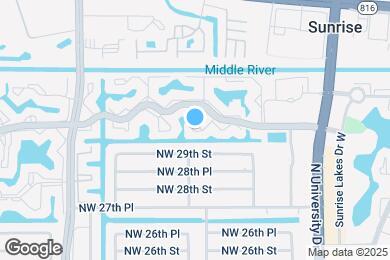 Map image of the property - 8305 Sunrise Lakes Blvd