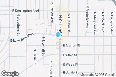 Map image of the property - Charleston East Apartments