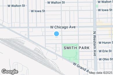 Map image of the property - 2619 W Superior St