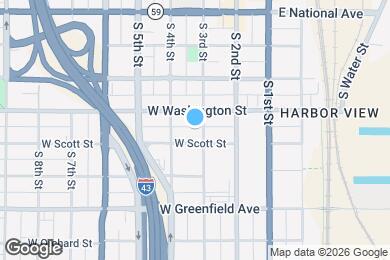 Map image of the property - 308 W Scott St
