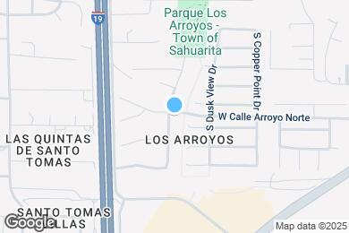 Map image of the property - 18351 S Avenida Arroyo Seco