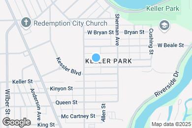 Map image of the property - 1110 Roosevelt St