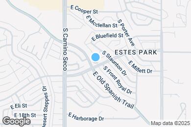 Map image of the property - 8771 E Old Spanish Trail