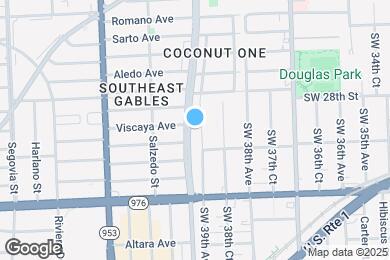 Map image of the property - 3705 Ponce de Leon Blvd