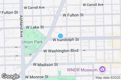 Map image of the property - 1397 W Randolph St