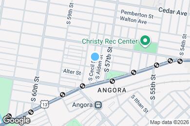 Map image of the property - 843 S Cecil St