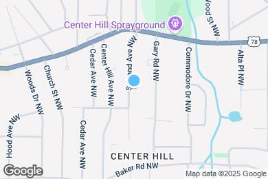 Map image of the property - 705 S Grand Ave NW