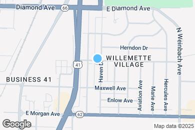 Map image of the property - 1922 Haven Dr