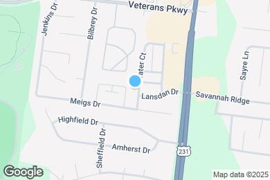 Map image of the property - 3250 Prater Ct