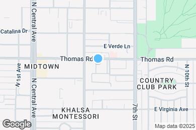 Map image of the property - 355 E Thomas Rd