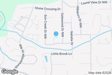 Map image of the property - 409 Wind Haven Ln NW