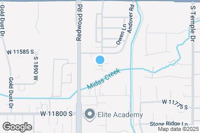 Map image of the property - 11618 S Old Cedar Dr