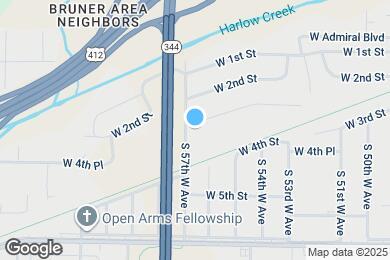 Map image of the property - 5694 W 3rd St