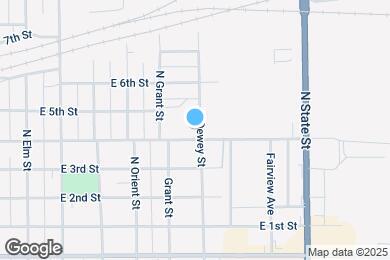 Map image of the property - 401 N Dewey St