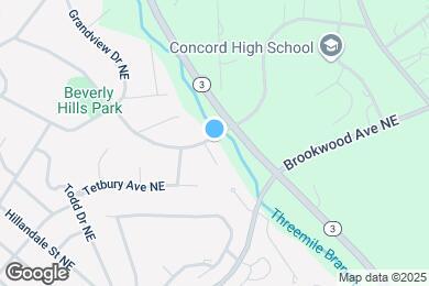 Map image of the property - 606 Mirawood Trail NE