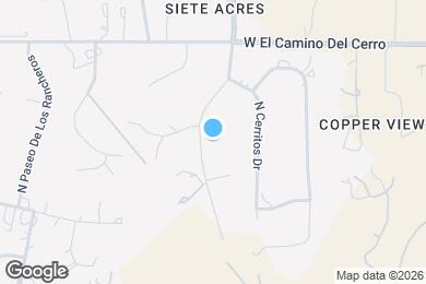 Map image of the property - 4600 N Camino De Oeste